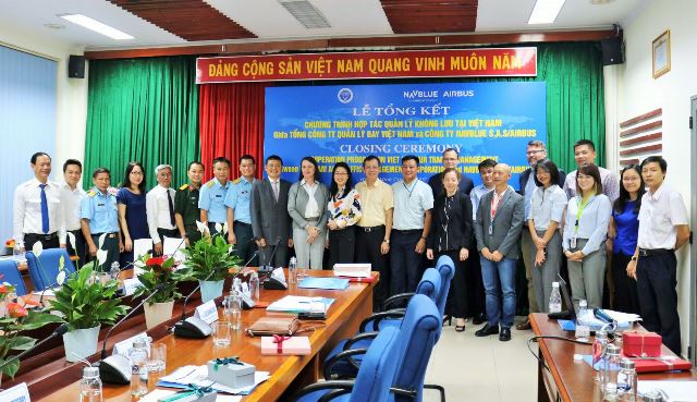 Lễ tổng kết Chương trình hợp tác quản lý không lưu tại Việt Nam giữa VATM và NAVBLUE S.A.S/Airbus